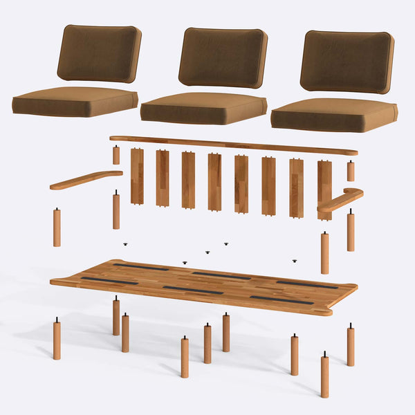 Bral Three Seat Sofa