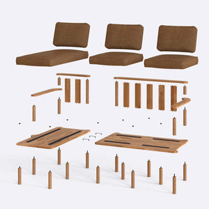 Bral Two Seat with Right Chaise