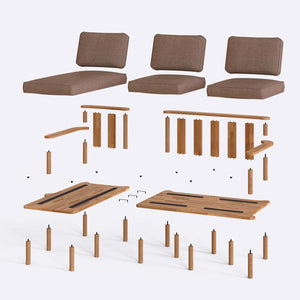 Bral Two Seat with Right Chaise