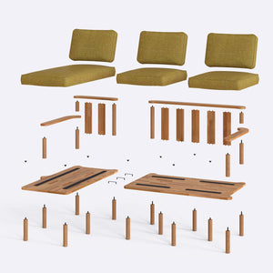 Bral Two Seat with Right Chaise