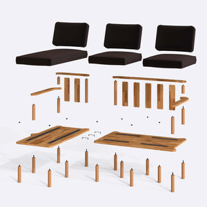 Bral Two Seat with Right Chaise