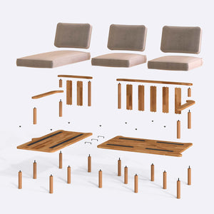 Bral Two Seat with Right Chaise