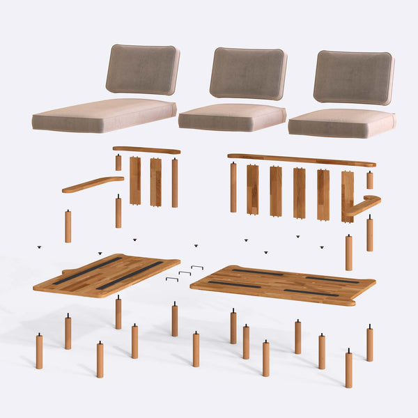 Bral Two Seat with Right Chaise