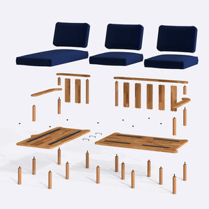 Bral Two Seat with Right Chaise