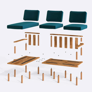 Bral Two Seat with Right Chaise