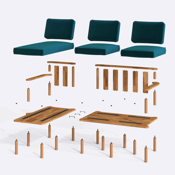 Bral Two Seat with Right Chaise