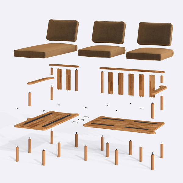 Bral Two Seat with Right Chaise