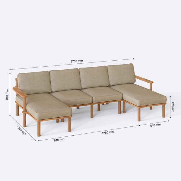 Bral U Shaped Sofa