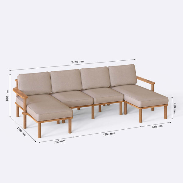 Bral U Shaped Sofa