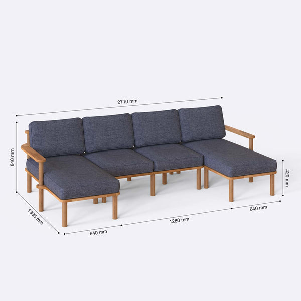 Bral U Shaped Sofa