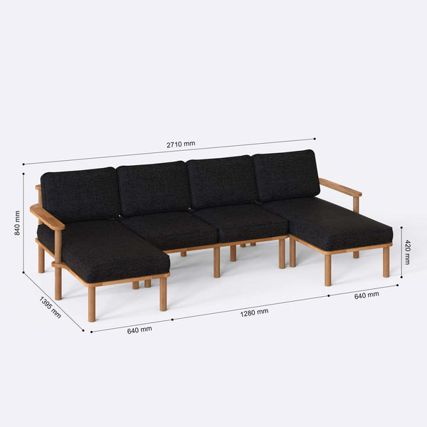 Bral U Shaped Sofa