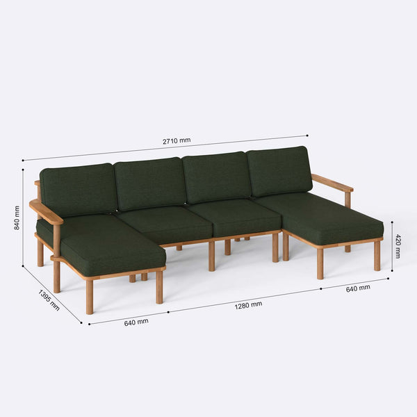 Bral U Shaped Sofa