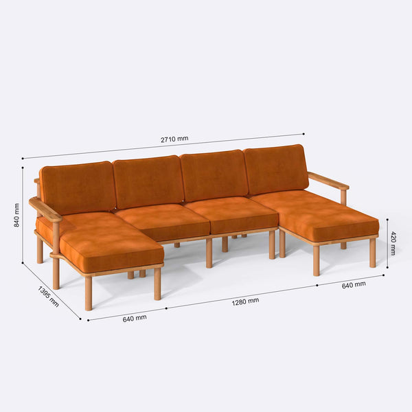 Bral U Shaped Sofa