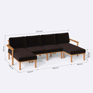 Bral U Shaped Sofa