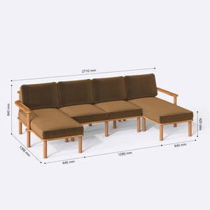 Bral U Shaped Sofa