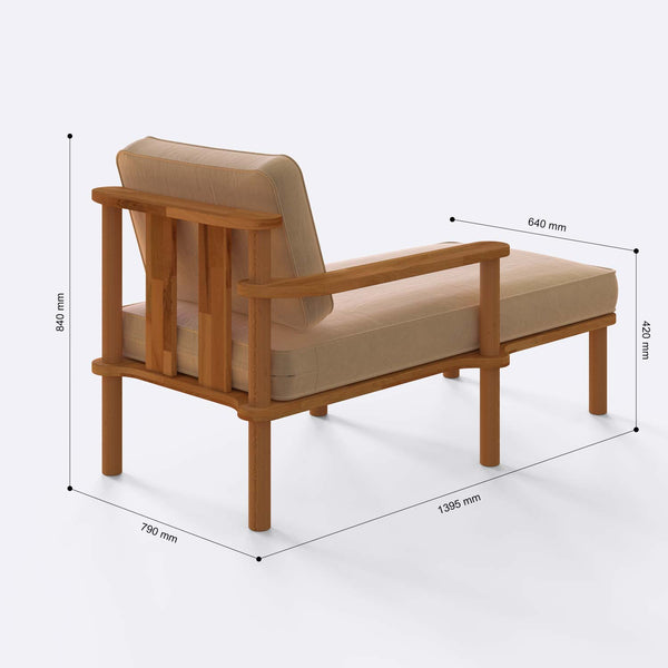 Bral Right Daybed