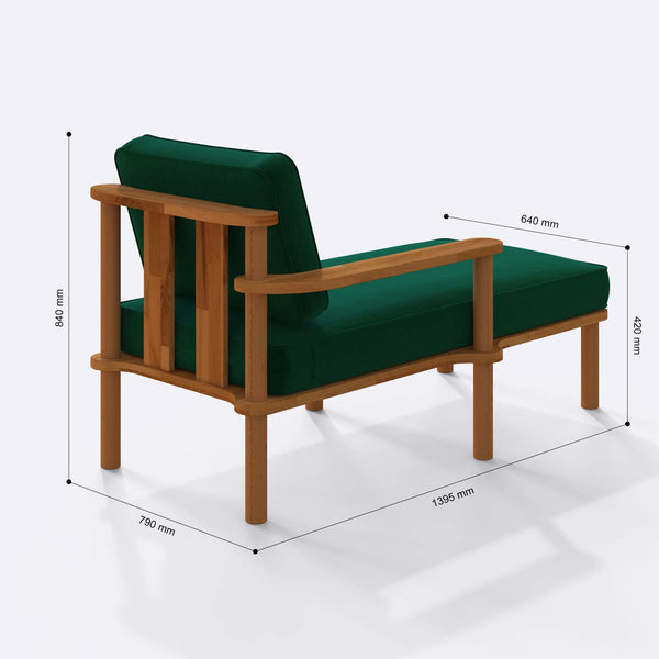 Bral Right Daybed