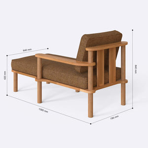 Bral Left Daybed