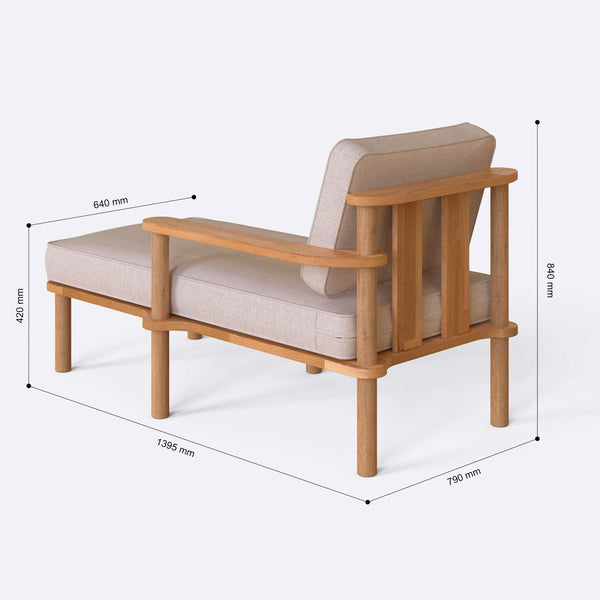 Bral Left Daybed
