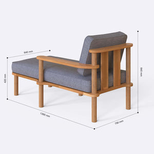Bral Left Daybed