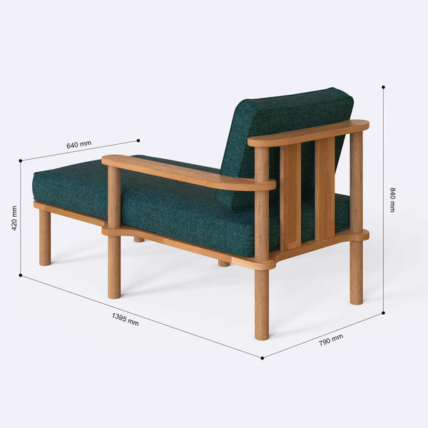 Bral Left Daybed