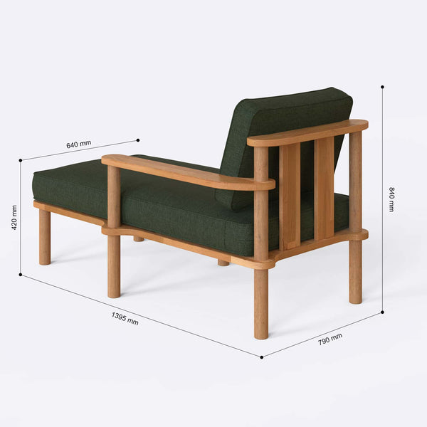 Bral Left Daybed