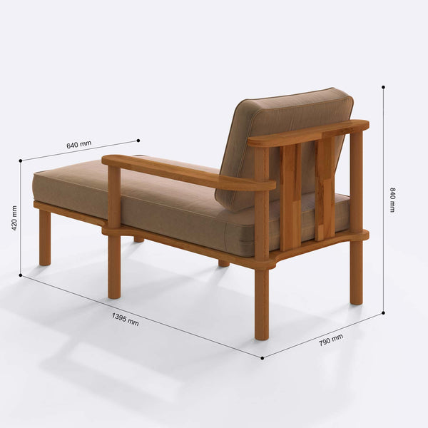 Bral Left Daybed