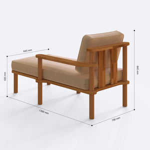 Bral Left Daybed