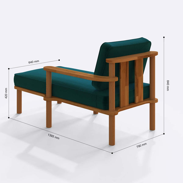 Bral Left Daybed