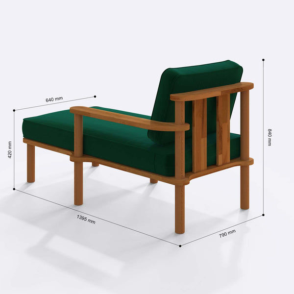 Bral Left Daybed