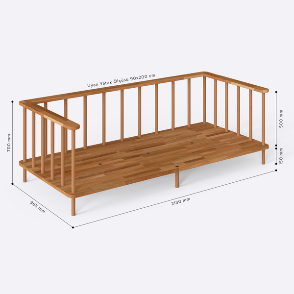 Lore Kids Bed Frame – 79" x 35" (200 x 90 cm)
