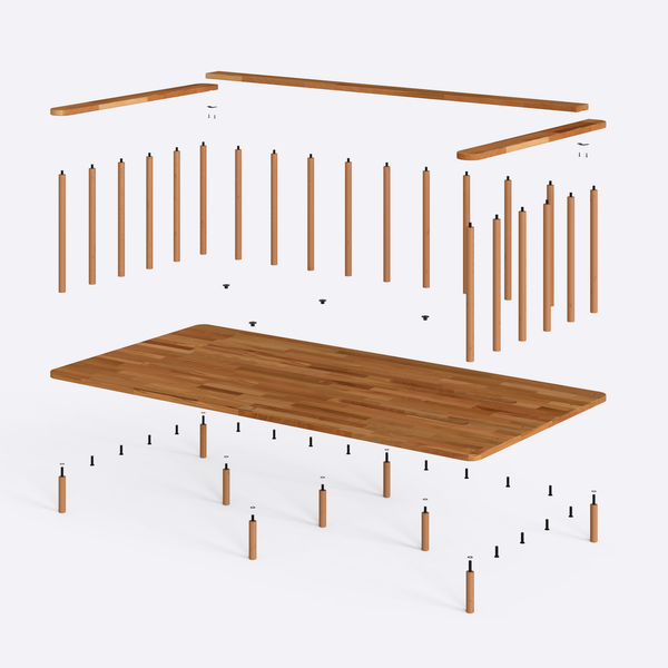 Lore Bed Frame – 79" x 39" (200 x 100 cm)