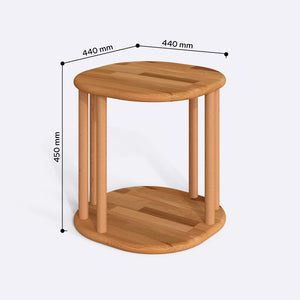 Ube Coffee Table – 17" x 17" (44 x 44 cm)