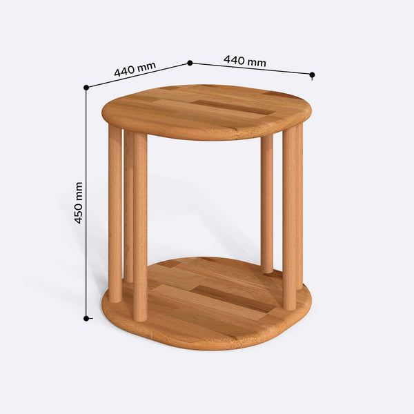 Ube Coffee Table – 17" x 17" (44 x 44 cm)