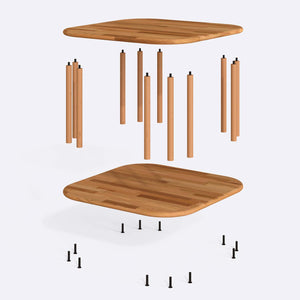 Ube Coffee Table – 31" x 31" (78 x 78 cm)