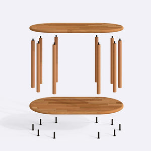 Juve Coffee Table – 31" x 17" (80 x 44 cm)