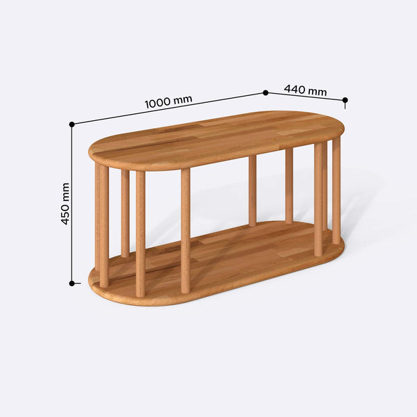 Juve Coffee Table – 39" x 17" (100 x 44 cm)