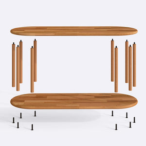 Juve Coffee Table – 47" x 17" (120 x 44 cm)