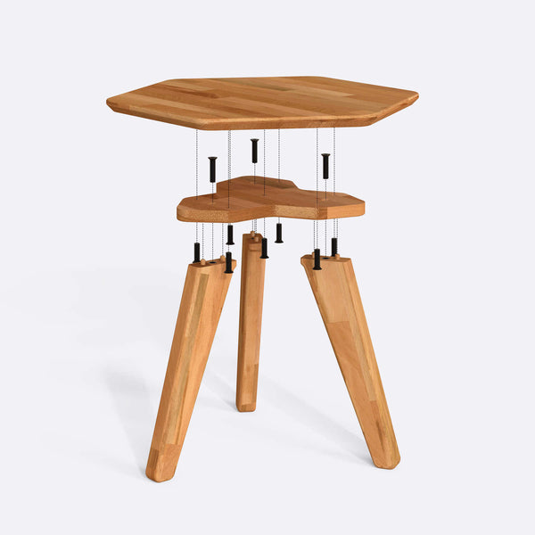 Yase Altıgen Sehpa - Modern Sehpa Tasarımları