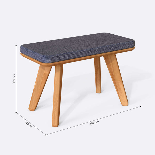 Han Bench – 31" x 15" (80 x 38 cm)