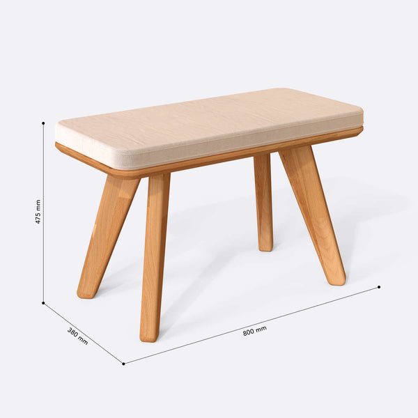 Han Bench – 31" x 15" (80 x 38 cm)