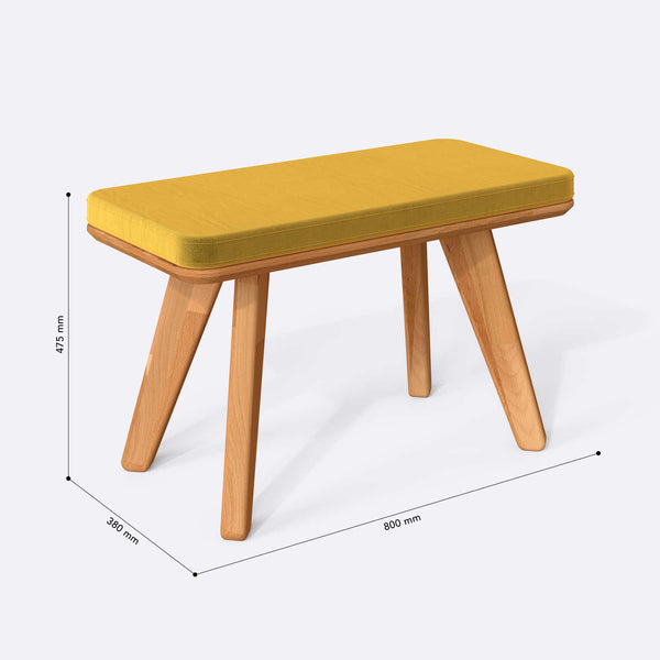 Han Bench – 31" x 15" (80 x 38 cm)