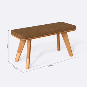 Han Bench – 39" x 15" (100 x 38 cm)