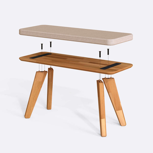 Han Bench – 39" x 15" (100 x 38 cm)