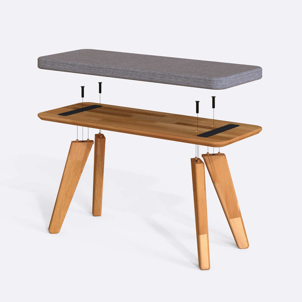 Han Bench – 39" x 15" (100 x 38 cm)