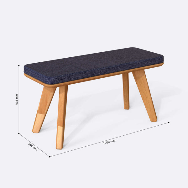 Han Bench – 39" x 15" (100 x 38 cm)