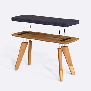 Han Bench – 39" x 15" (100 x 38 cm)