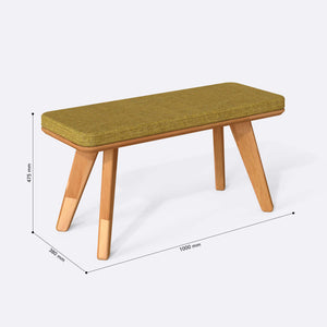 Han Bench – 39" x 15" (100 x 38 cm)