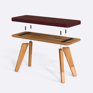 Han Bench – 39" x 15" (100 x 38 cm)