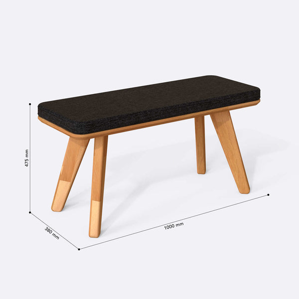 Han Bench – 39" x 15" (100 x 38 cm)